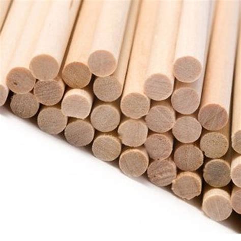 Lot Of 100 Wooden Birch Sticks Length 28 Cm Diameter 6 Mm Etsy