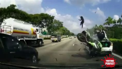 Worst Motorcycle Crash Ever Youtube