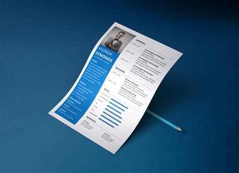 Free Modern Resume Template In Word DOCX Format - Good Resume