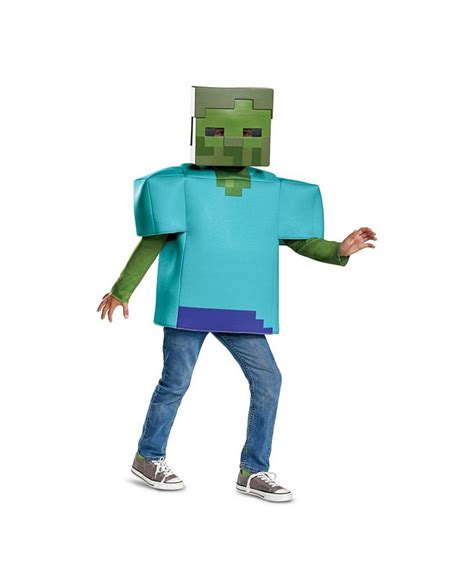 Buyseasons Minecraft Zombie Classic Little And Big Boys Costume