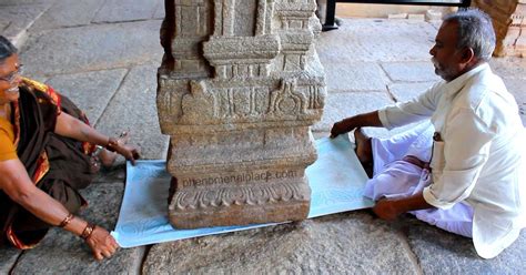 Mystery Behind The Legendary Hanging Pillar Of Lepakshi