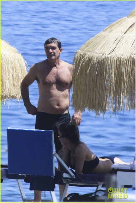 Antonio Banderas Flaunts Shirtless Body At 56 After Heart Attack Photo 3926986 Antonio