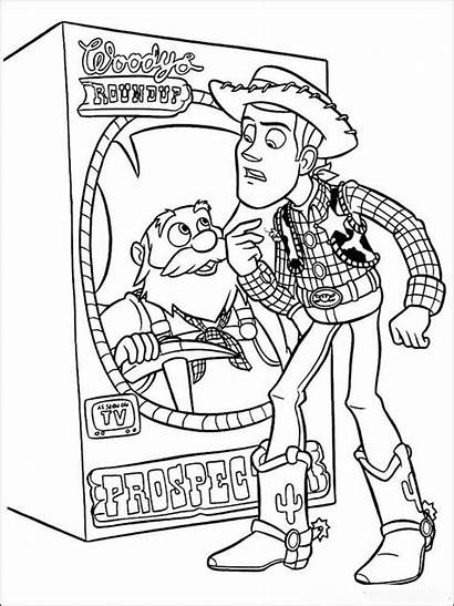 Toy Coloring Story Pages Stinky Pete Printable