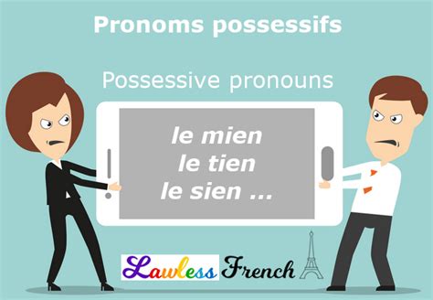 French Possessive Pronouns Le Mien La Tienne Les Siens Lawless French Possessive Pronoun