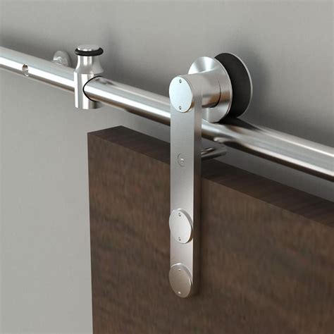 Everbilt 72 in. Stainless Steel Sliding Barn Door Track ...