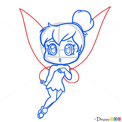 How To Draw Chibi Tinkerbell Fairies