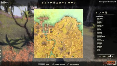 Bal Foyen Ce Treasure Map Location The Elder Scrolls Online Youtube