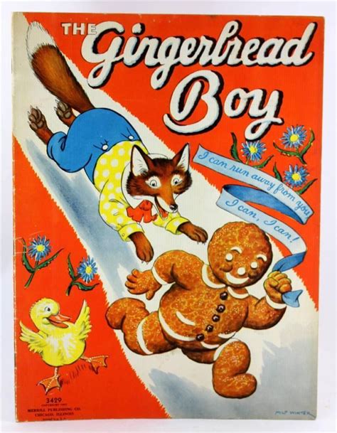 The Gingerbread Boy Milo Winter Illustrations Merrill Publishing 1937