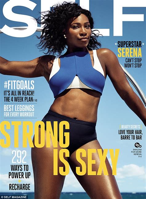 Serena Williams Proudly Shows Off Her Athletic Physique On Cover Of