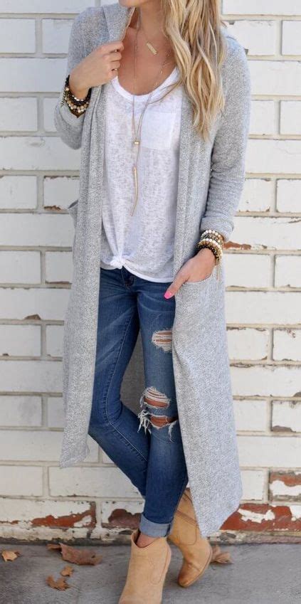 40 Best Cardigan Outfits Ideas To Keep Warm In Style Gray Stylish Outfits Outfits With