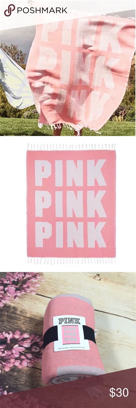 New Limited Edition Victorias Secret Pink Blanket