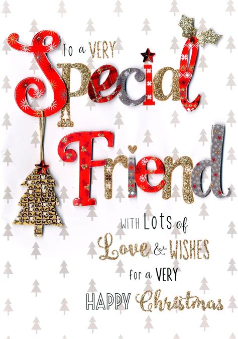 30 Christmas Greetings For A Friend To Make Them Happy Christmas Card