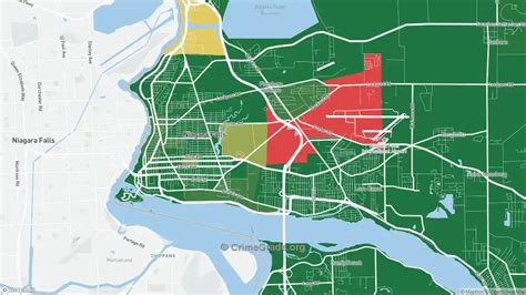 The Safest and Most Dangerous Places in Niagara Falls, NY: Crime Maps