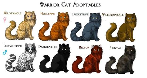 Pin By Moonrush Moonrush Deputy Of F On Adoptables Warrior Cats