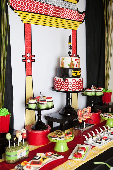 A Lego Ninjago Inspired Birthday Party Anders Ruff Custom Designs Llc