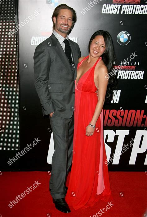 Josh Holloway Wife Yessica Kumala Editorial Stock Photo Stock Image