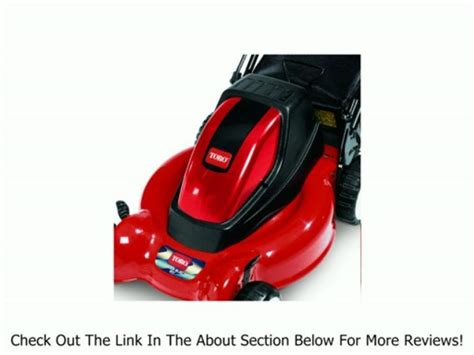Being lightweight is one of the qualities, which most of the. Toro 20360 e-Cycler 20-Inch 36-Volt Cordless Electric Lawn ...