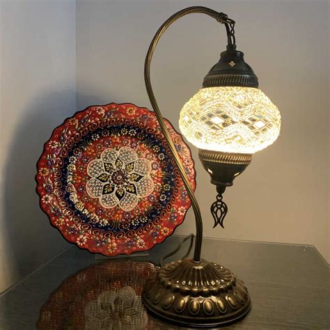 Turkish Mosaic Lamp Tiffany Lamp Mosaic Table Lamp Handmade Lamp
