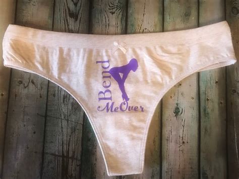 Naughty Valentines Thongs Naughty Thongs Bend Me Over Thong Etsy