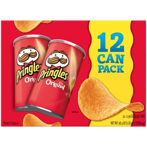 Pringles® Potato Crisps Chips Original Multi Pack 12 Pk 236 Oz