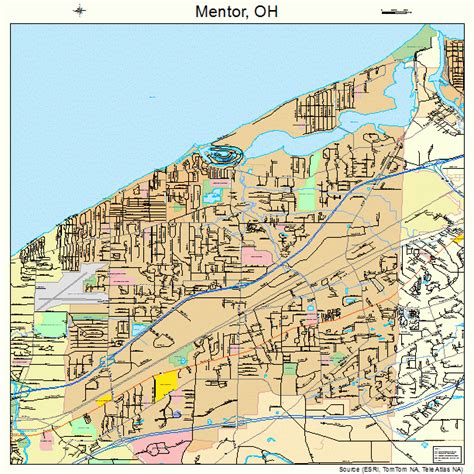 Mentor Ohio Street Map 3949056