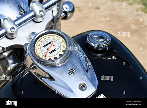 Yamaha Dragstar Classic Motorbike Stock Photo Alamy