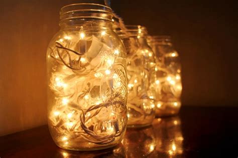 Mason Jar Fairy Lights Mason Jar Crafts