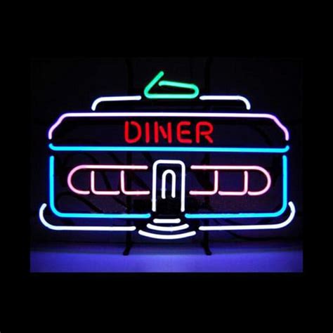 Diner Car 1950 Classic Retro Restaurant Neon Sign ️