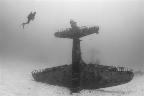 Underwater Graveyard Full Of Wwii Planes Is Otherworldly For 70 Years