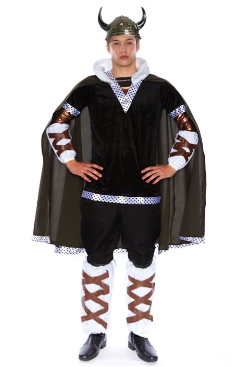 Adult Mens Viking King Battle Warrior Costume