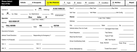 Nonmotorist2 Mass Crash Report Manual