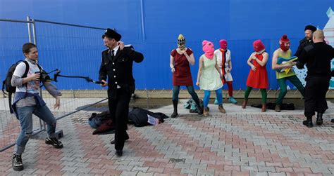 Whip Wielding Russian Cossacks Attack Pussy Riot Members Near Sochi