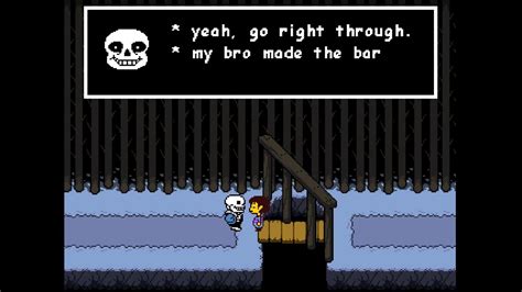 Undertale Meeting Sans And Papyrus Youtube