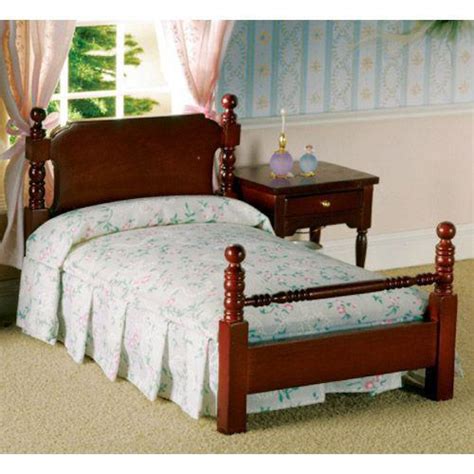 You might also want to know how to spot signs that the furniture is a. The Dolls House Emporium Victorian Mahogany Single Bed ...