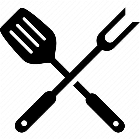 Cook Cooking Fork Grill Grilling Spatula Tools Icon Download On