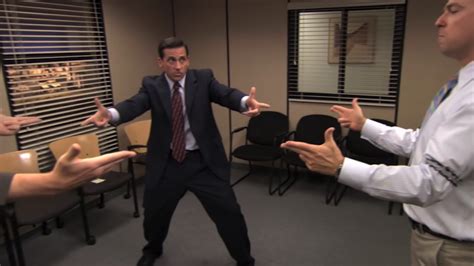 The Office Stars Discuss The Finger Guns Meme From The Murder