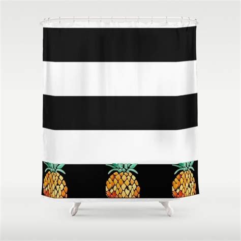 Maybe you would like to learn more about one of these? pineapple upside down Shower Curtain by Iris & Ino | Society6 | Apartment decor, Pineapple room ...
