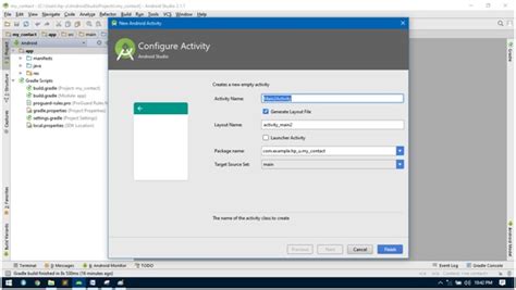 How To Create A New Activity In Android Studio