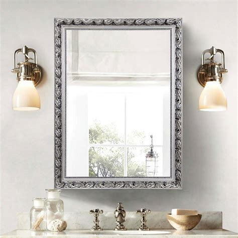 Shop for framed bathroom mirrors at bed bath & beyond. cheap Large Makeup Vanity Wall Mirror - Hans&Alice 32"x24 ...