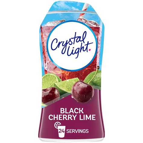 Crystal Light Liquid Black Cherry Lime Naturally Flavored Drink Mix 1