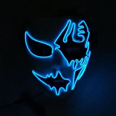 Halloween Led Light Up Mask Wallpapers Wallpaper Cave