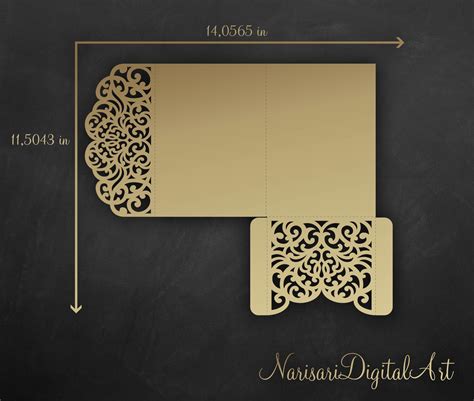 Free 154 Gate Fold Template Free Wedding Invitation Svg Files For