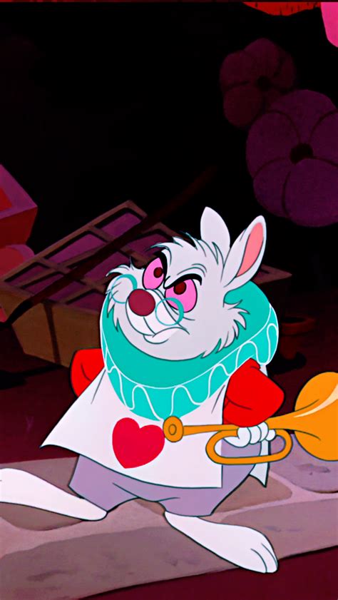 White Rabbit Alice In Wonderland 1951 Disney Pixar Old Disney