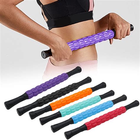 Physical Therapy Fitness Equipment Spiky Point Yoga Roller Handhold Stimulate Pilates Massage