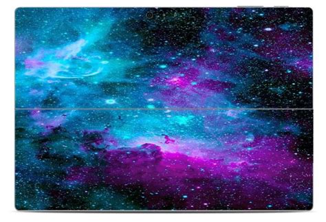 Nebula Galaxy Space Design Pattern Print Surface Pro 4 Vinyl Decal