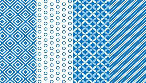 Blue And White Seamless Pattern Set 2484534 Vector Art At Vecteezy