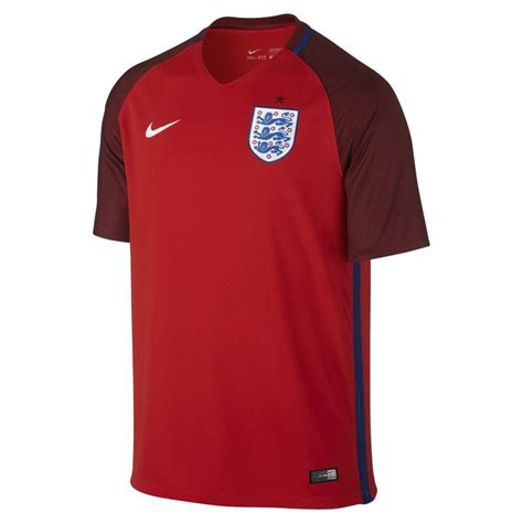 2016 England Stadium Away Mens Football Shirt Red With Images