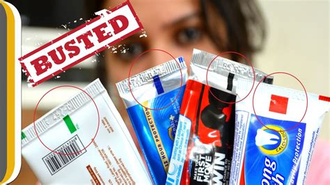 We did not find results for: Toothpaste Color Bar/Mark Meaning: Blue, Green, Black, Red ...