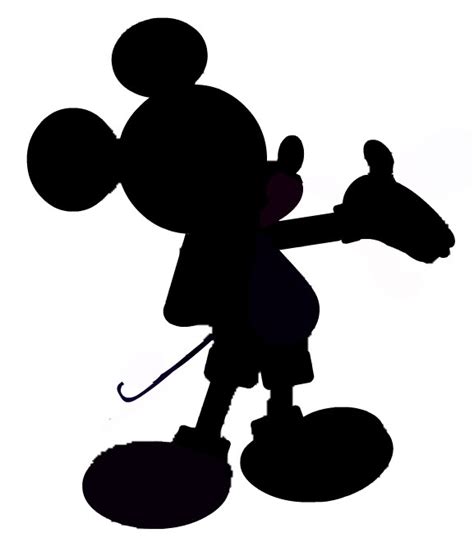 Mickey Head Silhouette