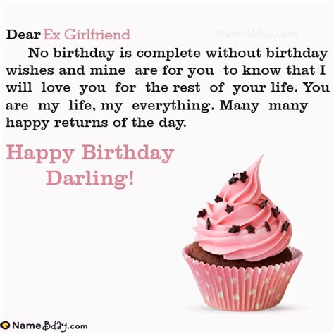 Ex Girlfriend Birthday Qutes Birthday Wishes For Ex Girlfriend Best Wishes For You Dont